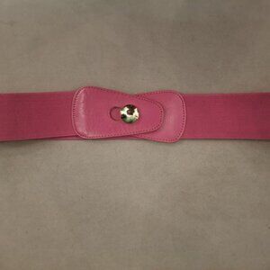 Vintage Pink Stretch Belt sz M/L